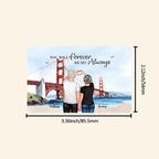 Personalized Couple Bridge Landscape Wallet Card, Valentine's Day Gift, Anniversary Gift for Couples 746755 - Q - DiyGiftly