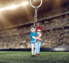 Personalized Couple Cartoon Hugging Acrylic Keychain with Name – A Heartwarming Gift for Couples, Perfect for Valentine’s Day, Anniversaries, or Special Occasions, Unique Bag Charm Keepsake 1098067 - DiyGiftly