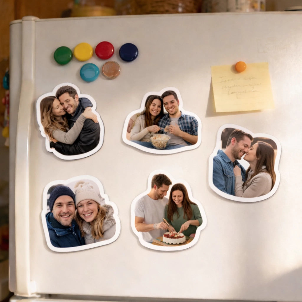 Personalized Couple Fridge Magnets – Custom Photo Stickers for You and Your Loved One 1107665 - DiyGiftly