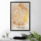 Personalized Couple Poster, couple portraits, customized wedding birthday gifts for husband and wife 746023 - 746108 AU - DiyGiftly
