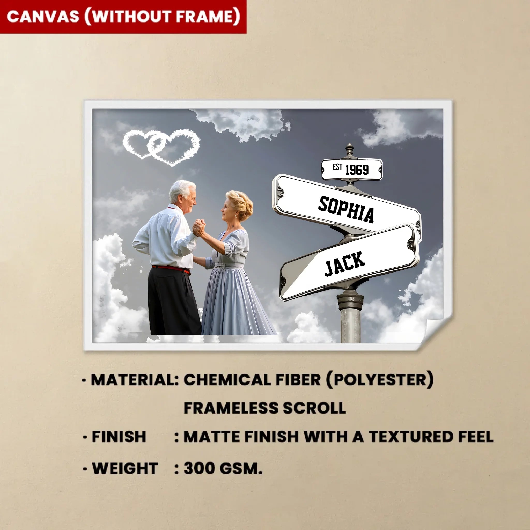 Personalized Couple Street Sign Custom Photo Name And Wedding Date Poster - Gift For Couples 746668 - 747726 - DiyGiftly