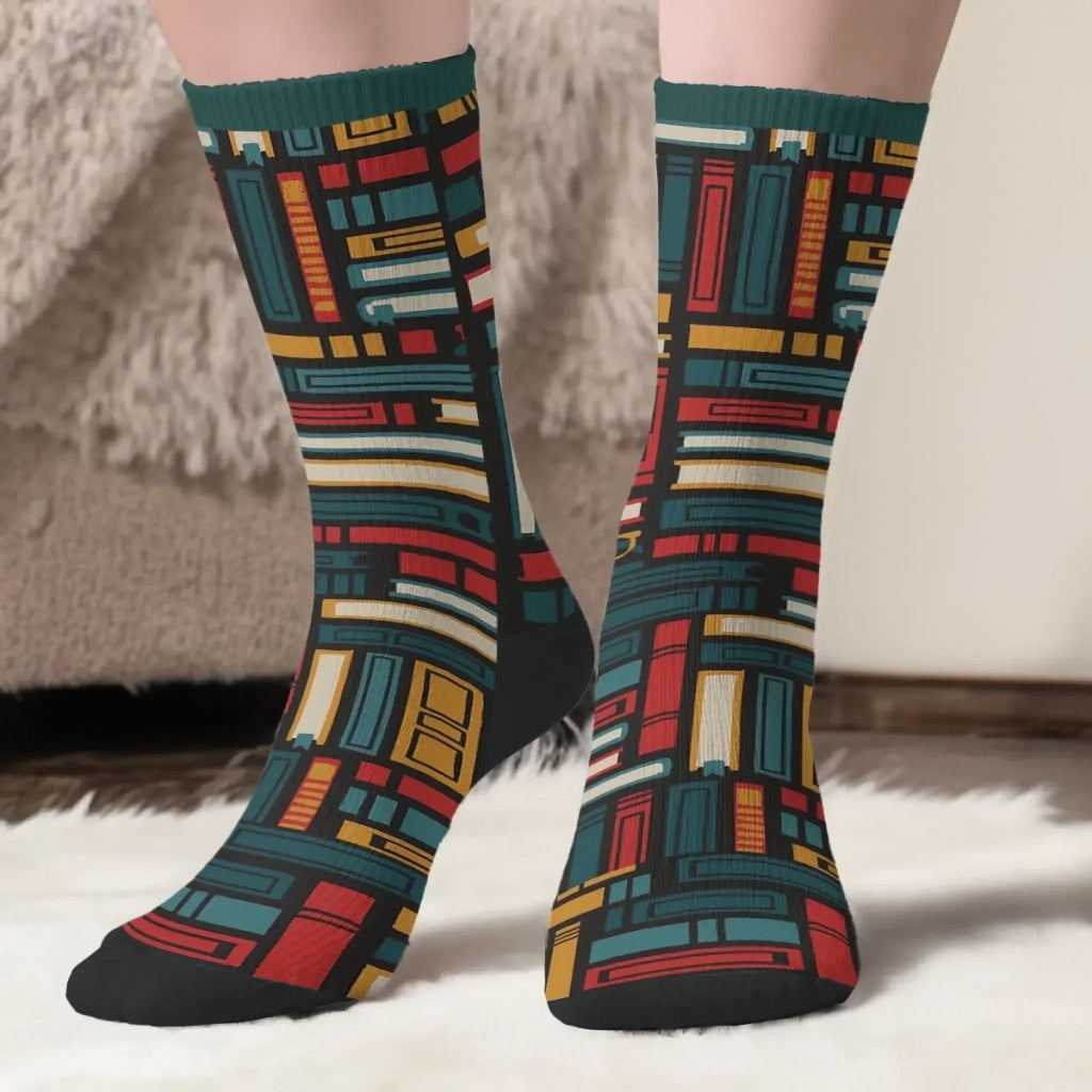 Personalized Crew Socks – Bookish Gifts for Bookworms, Dog Moms & Dog Dads – Literary Pup Style 1054349 - DiyGiftly
