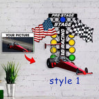 Personalized Custom Dirt Track Drag Racing Metal Sign – Custom Engraved with Driver’s Name, Car Number & Dirt Drag Strip Silhouette, for Garage or Race Team Sheds 77503488 - DiyGiftly