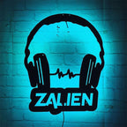 Personalized Custom Metal Logo for DJ Headphones – Unique Music Studio Wall Art Sign, DJ Booth Decoration, Customizable Headset Metal Logo Gift for Musicians and Music Lovers 79182848 - DiyGiftly