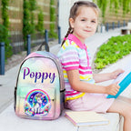 Personalized Cute Fantasy Unicorn Kid School Backpack with Name Large Capacity Daily Use Back to School Gift for Kids Girls 04164864 - DiyGiftly