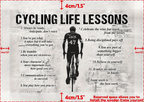 Personalized Cycling Life Lessons Poster - Gift For Cycling Lovers 746612 - DiyGiftly