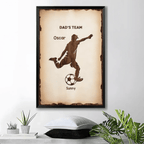 Personalized Dad Grandpa Dream Team Canvas 724055 - 724085 - DiyGiftly