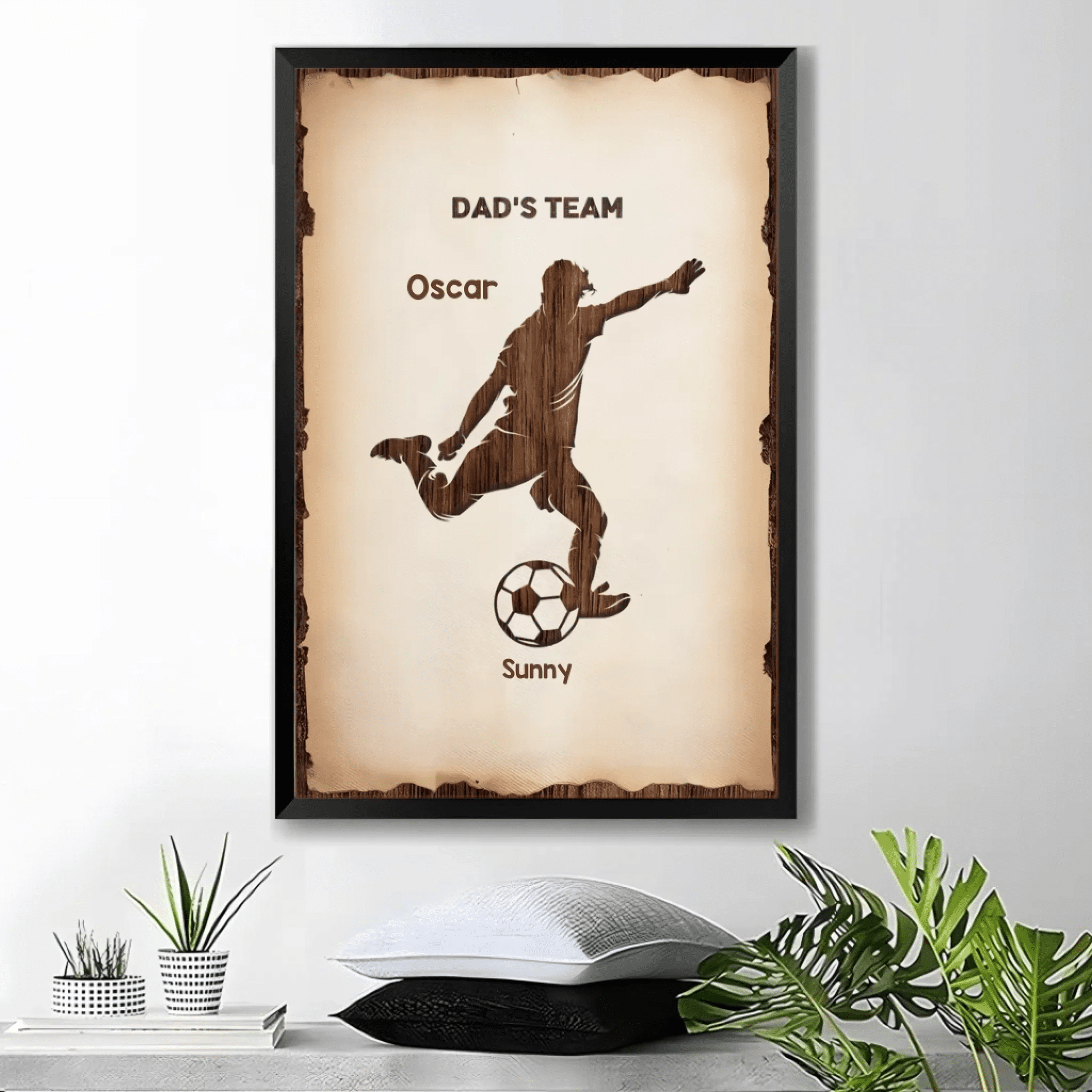 Personalized Dad Grandpa Dream Team Canvas 724055 - 724085 - DiyGiftly