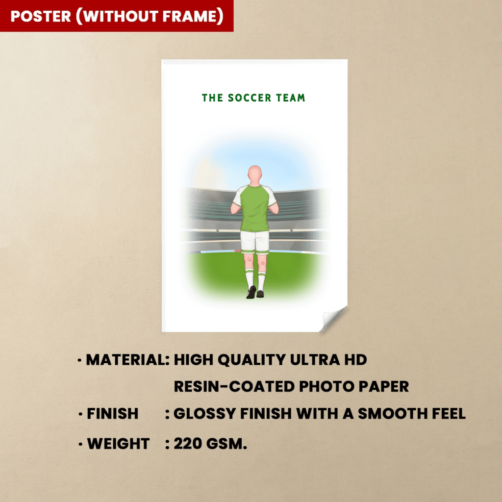 Personalized Dad's Soccer Team Canvas 724750 - DiyGiftly