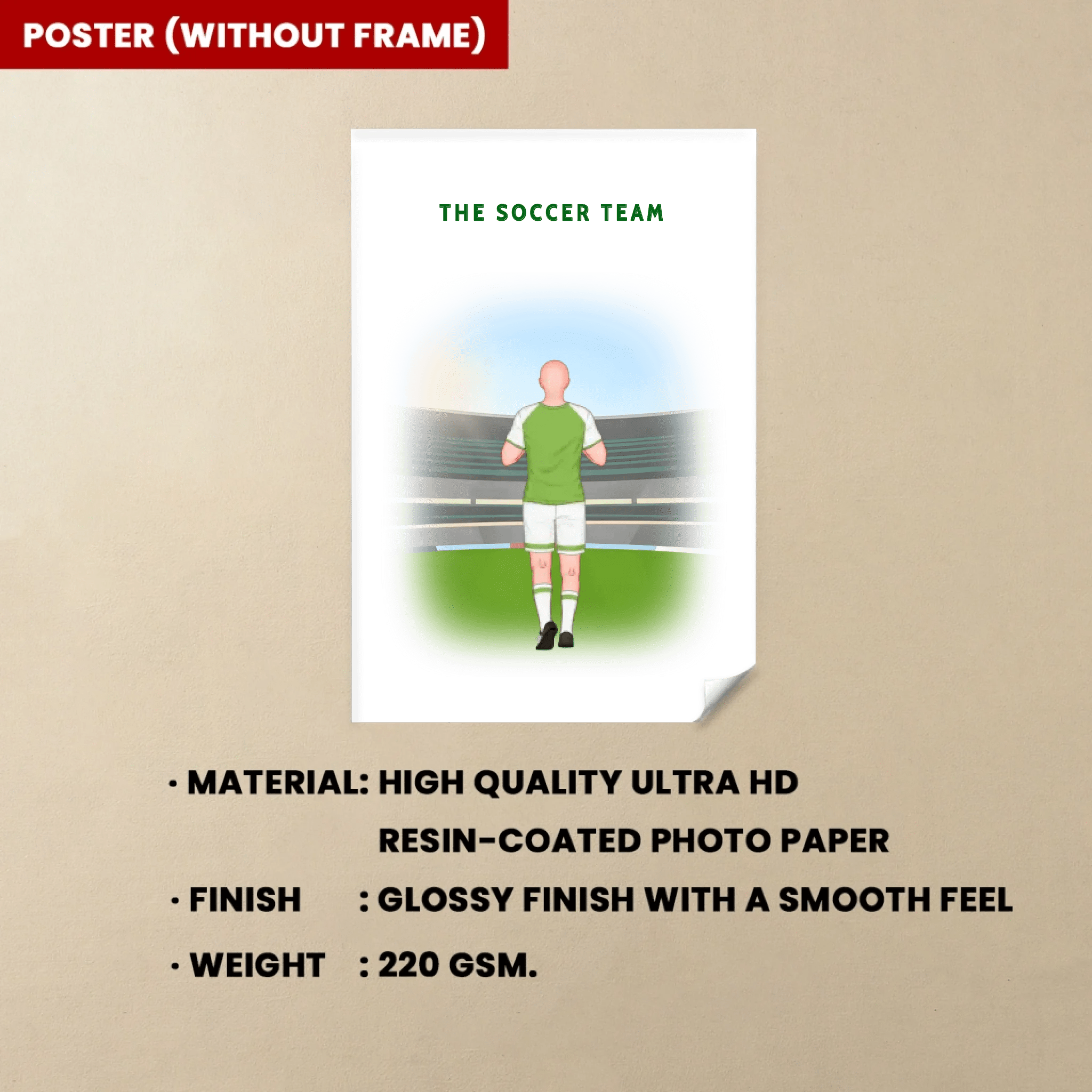 Personalized Dad's Soccer Team Canvas 724750 - DiyGiftly