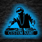 Personalized DJ Disc Jockey Metal Logo – Custom Name Music Studio Wall Art, Turntable & Headphone Sign for Club, Bar, or Home DJ Booth Decor 58106624 - DiyGiftly
