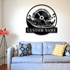Personalized DJ Metal Wall Decor – Custom Music Studio LED Wall Art, Turntable and Headphone Metal Sign, Unique Gift for DJs, Musicians, and Music Lovers 90528000 - DiyGiftly