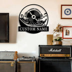 Personalized DJ Metal Wall Decor – Custom Music Studio LED Wall Art, Turntable and Headphone Metal Sign, Unique Gift for DJs, Musicians, and Music Lovers 90528000 - DiyGiftly