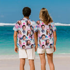 Personalized Dog & Cat Character Portrait Hawaiian Shirt – Custom Pet Lover Gift, Funny Beach Party Outfit, Summer Vacation Birthday Shirt for Men & Women 24998144 - DiyGiftly