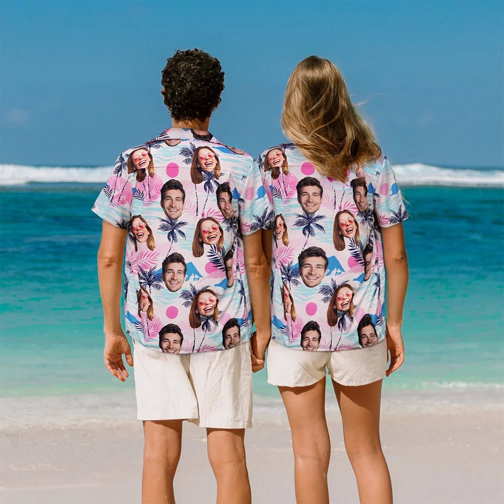 Personalized Dog & Cat Character Portrait Hawaiian Shirt – Custom Pet Lover Gift, Funny Beach Party Outfit, Summer Vacation Birthday Shirt for Men & Women 24998144 - DiyGiftly