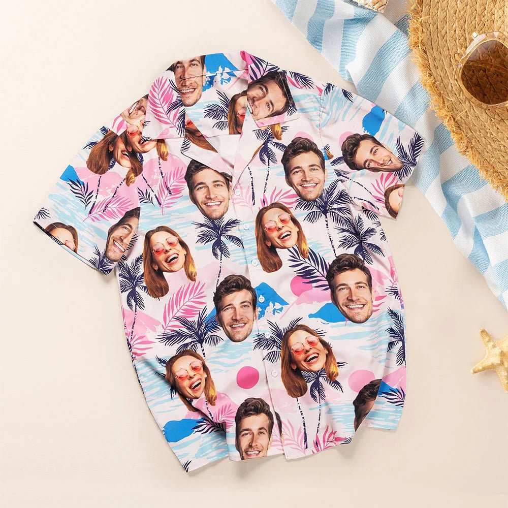 Personalized Dog & Cat Character Portrait Hawaiian Shirt – Custom Pet Lover Gift, Funny Beach Party Outfit, Summer Vacation Birthday Shirt for Men & Women 24998144 - DiyGiftly