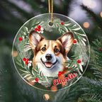 Personalized Dog Christmas Acrylic Ornament 688277 - DiyGiftly