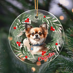 Personalized Dog Christmas Acrylic Ornament 688277 - DiyGiftly
