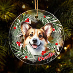 Personalized Dog Christmas Acrylic Ornament 688277 - DiyGiftly