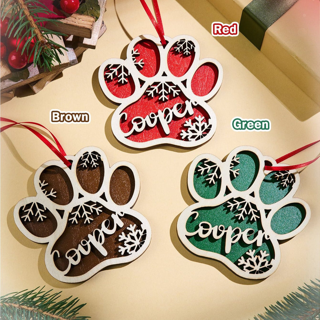 personalized name ornament loss of dog gift hanging keepsake personalized preview