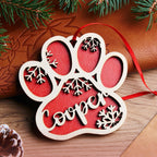 personalized name loss of dog gift ornament hanging keepsake main view