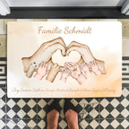 Personalized Doormat "Family Happiness" 722925 - D - DiyGiftly
