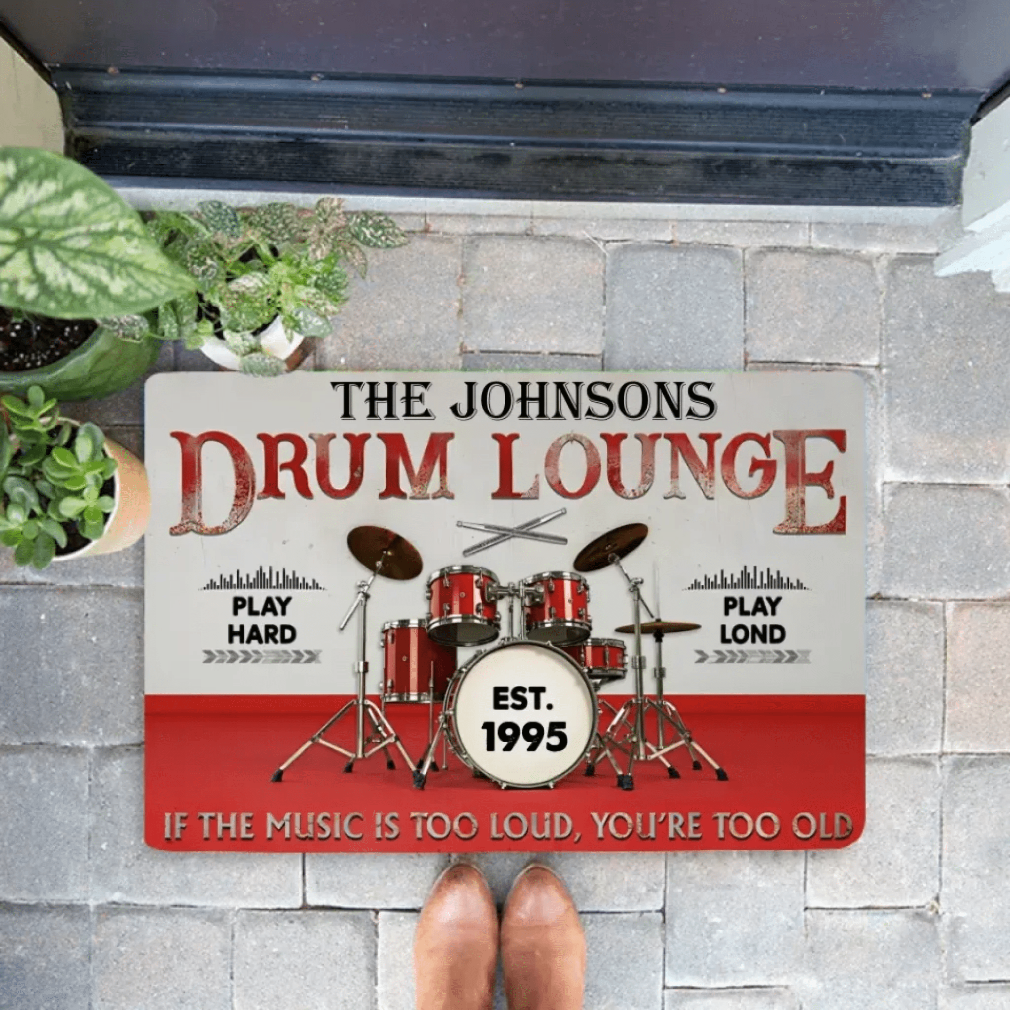 Personalized Drum Lounge Play Hard Play Loud 709394 - D - DiyGiftly