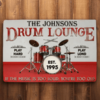 Personalized Drum Lounge Play Hard Play Loud 709394 - D - DiyGiftly