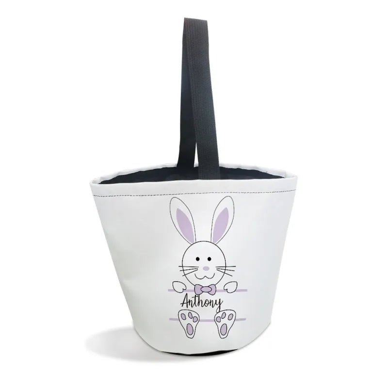 Personalized Easter Bunny Basket for Kids – Custom Name Easter Gift - DiyGiftly