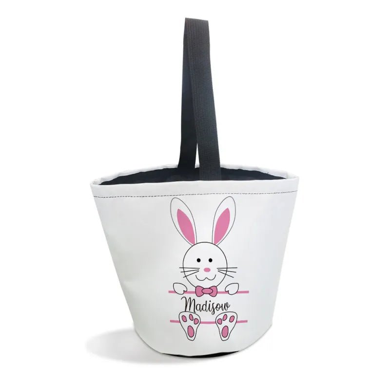 Personalized Easter Bunny Basket for Kids – Custom Name Easter Gift - DiyGiftly