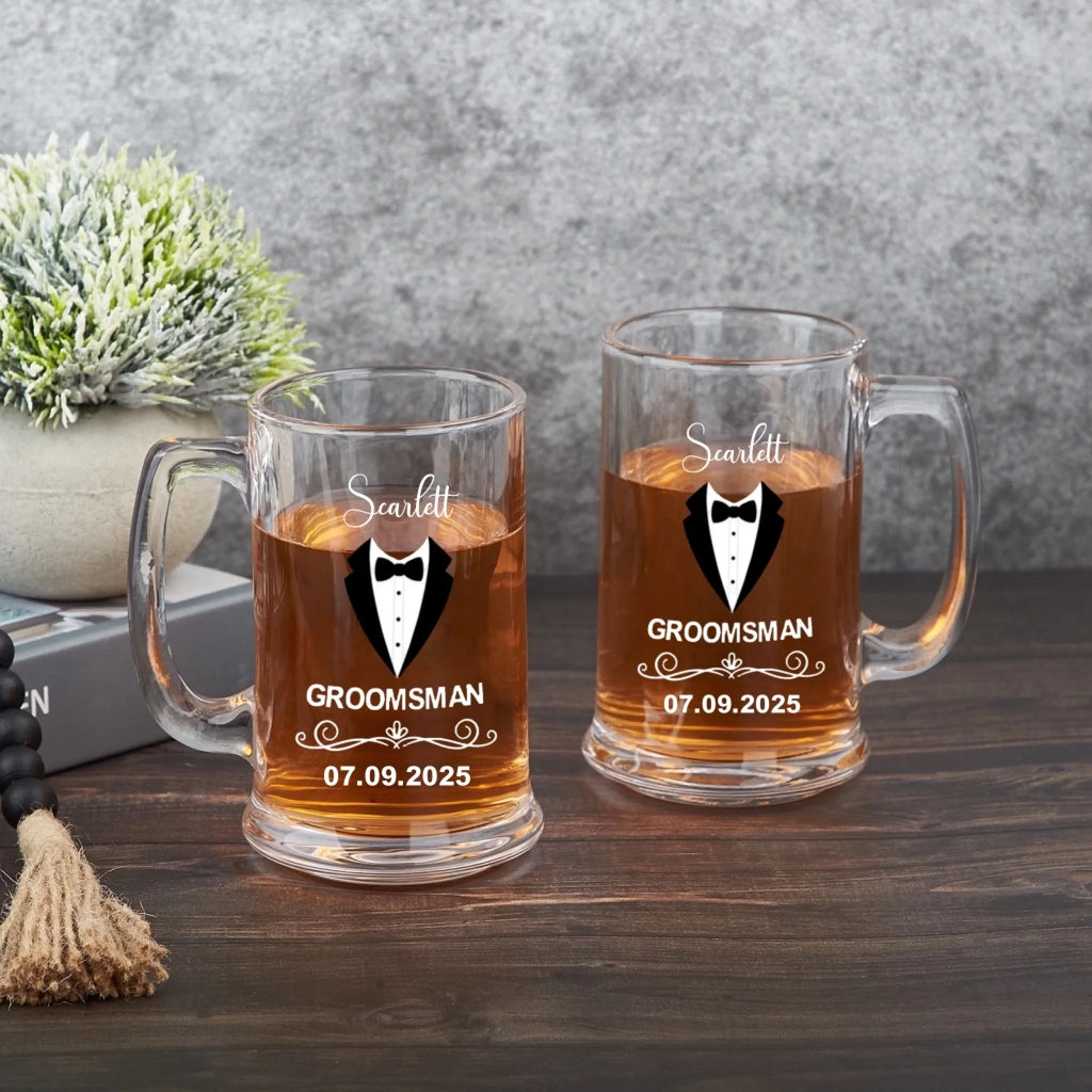 Personalized Engraved Funny Quote Definition Name 16oz Glass Beer Mug with Handle Birthday Party Gift for Men Friends Liquor Lovers 1029647 - DiyGiftly