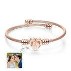 gifts for wife Heartfelt Surprise - Personalized Keepsake - Engraved Picture Bracelets for Women Custom Inspirational Memoria
