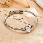 gifts for wife Heartfelt Surprise - Personalized Keepsake - Engraved Picture Bracelets for Women Custom Inspirational Memoria