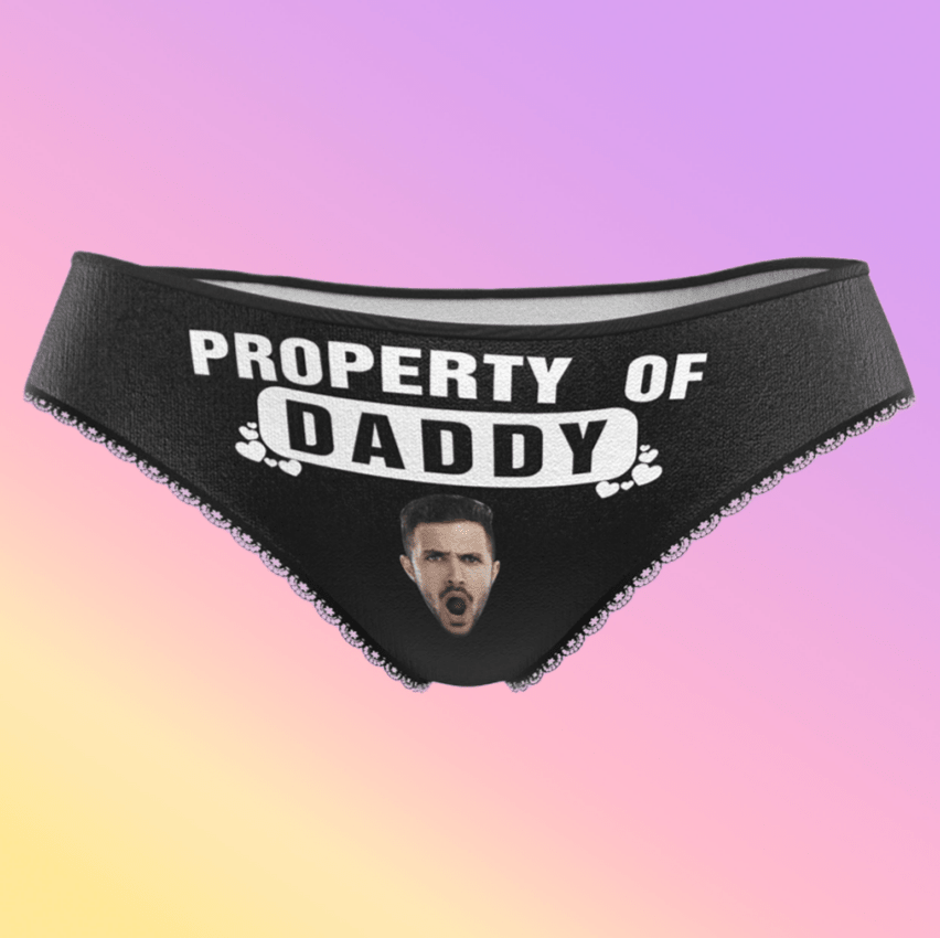 gifts for wife Love Her Always - Unique Memento - Face Adult Panties Custom Playful Women's Underwear Valentine's Day Gift -