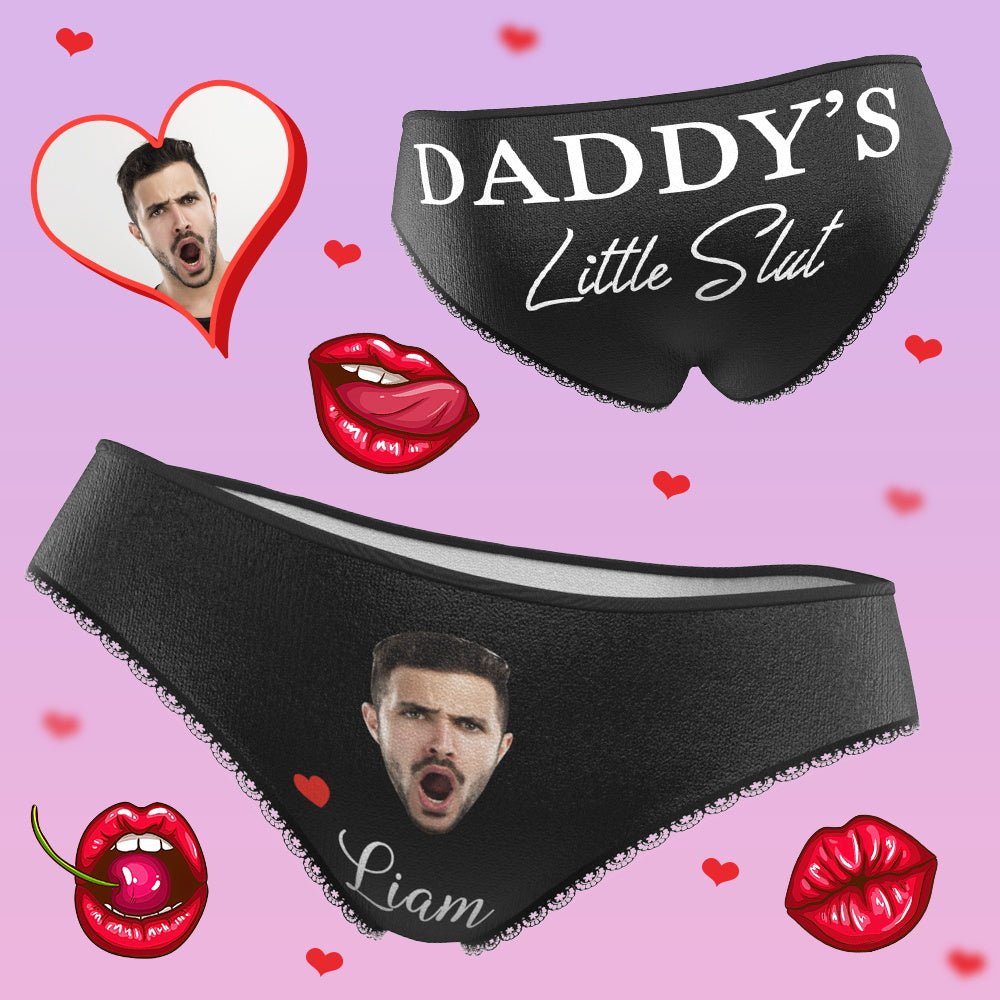 gifts for wife Cherish Every Moment - Heartfelt Gift - Face Adult Panties with Name Custom Playful Women's Underwear Valentin