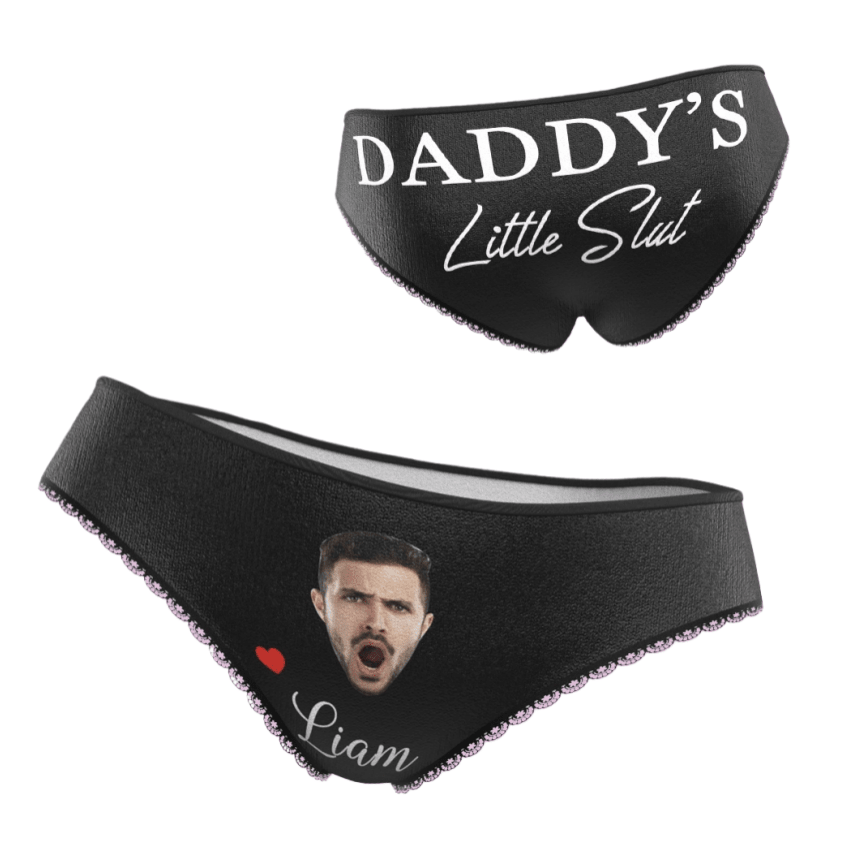 gifts for wife Cherish Every Moment - Heartfelt Gift - Face Adult Panties with Name Custom Playful Women's Underwear Valentin