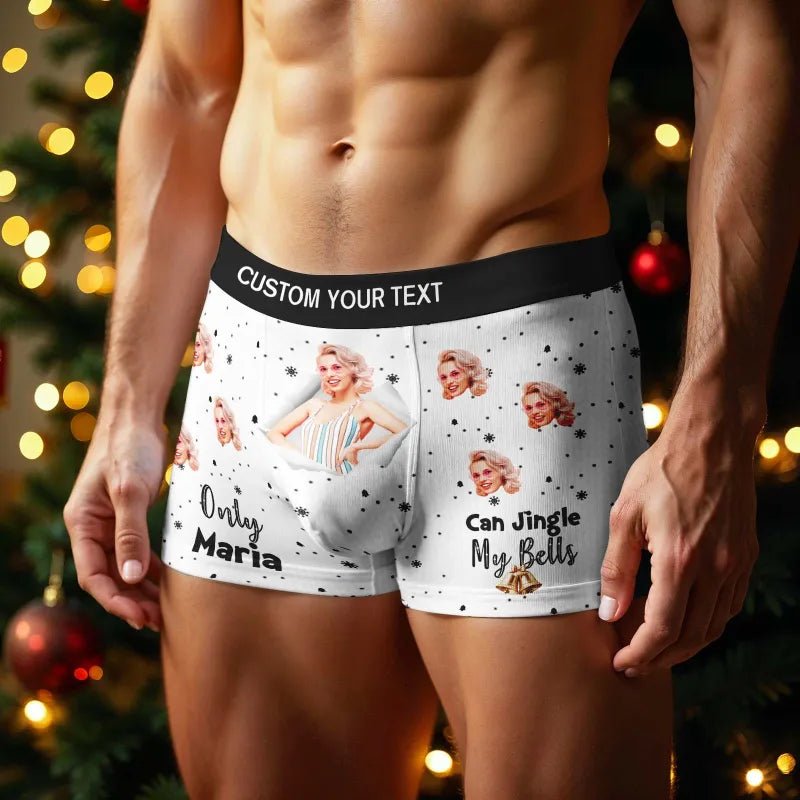 personalized face photo soft stretch comfort mens underwear gift for boyfriend