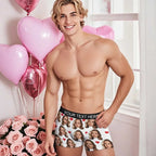 heart theme design mens underwear gift for boyfriend