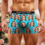 personalized face photo holiday surprise mens underwear gift for boyfriend