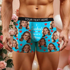 personalized face photo soft stretch comfort mens underwear gift for boyfriend