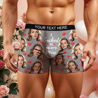 personalized face photo holiday surprise mens underwear gift for boyfriend