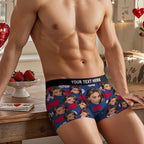 heart theme design mens underwear gift for boyfriend