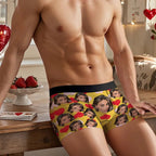 personalized face photo mens underwear custom design gift for boyfriend