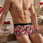personalized face photo mens underwear anniversary surprise gift for boyfriend