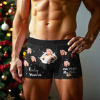 mens underwear personalized face and name anniversary surprise gift for boyfriend