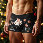 personalized face and name mens underwear anniversary surprise gift for boyfriend