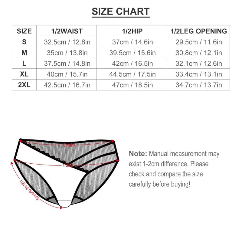 gifts for wife Eternal Love - Unique Memento - Face Mesh Thin Strap Panties Custom Women's Underwear Valentine's Day Gift - g