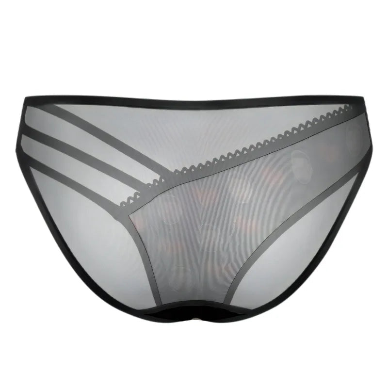 gifts for wife Eternal Love - Unique Memento - Face Mesh Thin Strap Panties Custom Women's Underwear Valentine's Day Gift - g