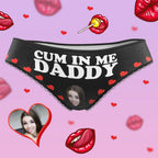 gifts for wife Eternal Love - Unique Memento - Face Panties with Naughty Text Custom Women's Underwear Valentine's Day Gift -