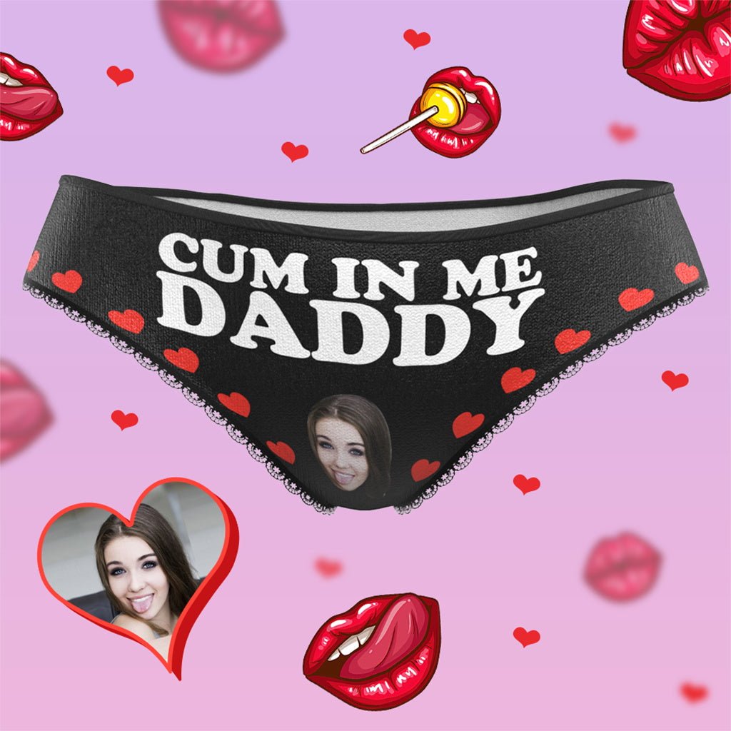 gifts for wife Eternal Love - Unique Memento - Face Panties with Naughty Text Custom Women's Underwear Valentine's Day Gift -